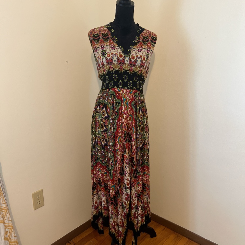 Billa Elegant Multicolor Maxi Dress